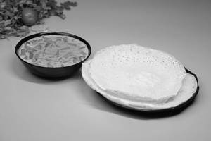 3 Appam With Mix Veg Curry Combo