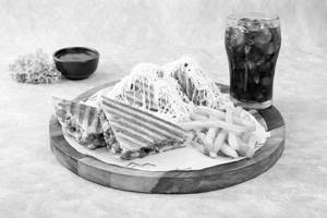 Paneer Tikka Grilled + Fries + Coke