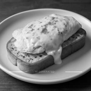 Cheese Bread Omlet