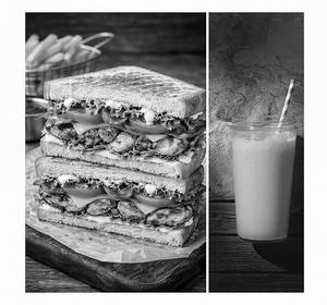 ( 𝘾𝙊𝙈𝘽𝙊:- 3 ) Espresso Loaded Chicken Sandwich + French Fry + Ocean Blue Slush