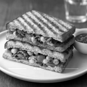 Grilled Veg Corn Sandwich