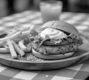 Aloo tikki burger