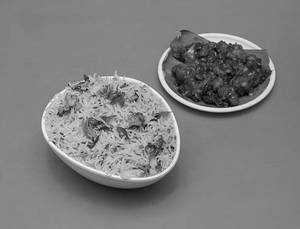 Jeera Rice With Gobi Manchurian