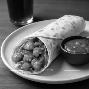 Paneer Schezwan Shawarma