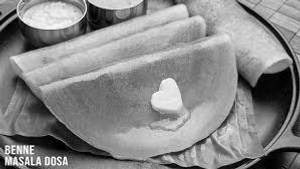 Masala Dosa With Butter
