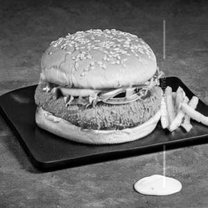 Cheesy Chicken Burger