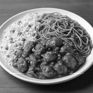 Chicken Schezwan Triple Noodles