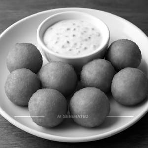 Cheese Ball With Garlic Sauce