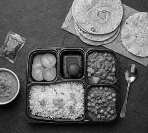 Chana Masala Special Thali Box Packing