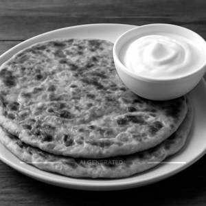 Aloo Paratha Dahi ( Dahi) 2 Pc