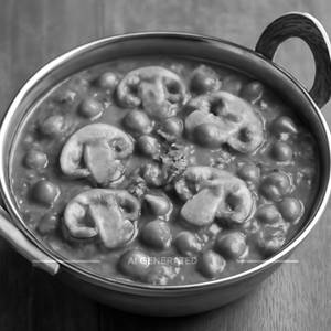 Kadai Mushroom Matar Masala