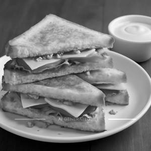 Veg Cheese Club Sandwich