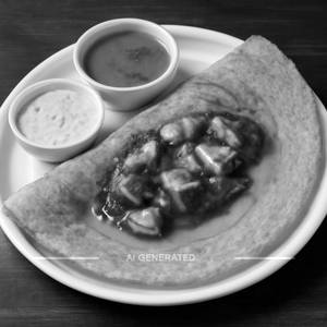 Butter Palak Paneer Dosa