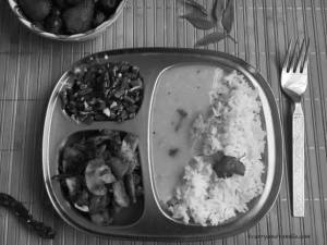 Mushroom thali