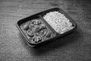Mushroom Masala+ Jeera Rice