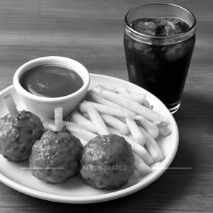 3 Pc Lolipop + Fries + Dip + Cold Drink