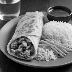 Jumbo Chicken Roll Meal