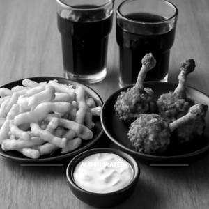 Combo (3 Pc Lolipop + Cheese Fries + Dip + 2 Cold Drink)