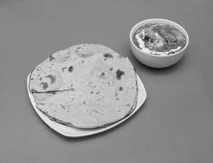 2 Piece Roti With Butter Chicken