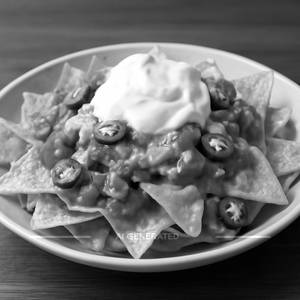 Nachos With Sour Cream
