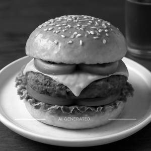 Classic Spicy Cheese Veg Burger