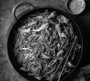 Honey garlic chicken noodle