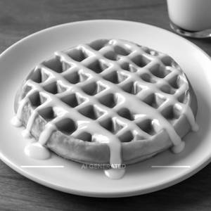Belgian White Chocolate Waffle