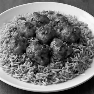 Chicken Chilly Khapsa Rice