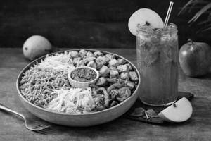 Italian-Pesto Veggie Rice Bowl + Prebiotic Lemon Apple Cooler(300ml)