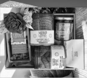 Gluten Free Small Wooden Hamper 1