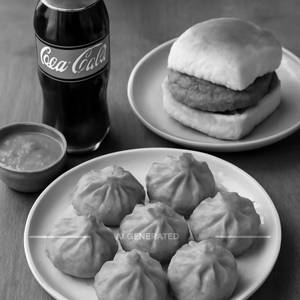 1 Fried Veg Momo Mania (5 Pcs) +1 Veg Mo Pav + (250 Ml Coke))