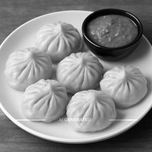 Steam Chicken Momo Mania (5 Pcs)