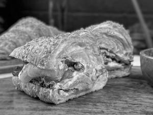 Smoked Salmon Cream Cheese Croissant