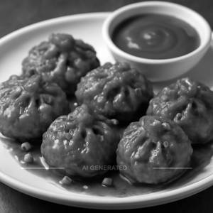 Paneer Manchurian Momos (5 Pcs)