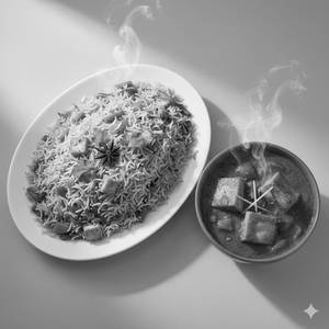 Paneer Veg Biriyani With Kadai Paneer Combo