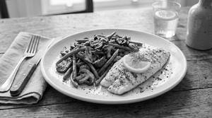 Grilled Fish With Mushroom
