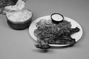 Ghee Rice With Barbeque Al Faham Combo