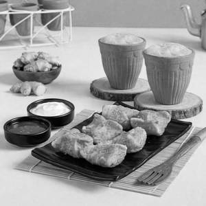 Kurkure Momos + 2 Adrak Chai.