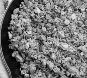 Schezwan Fried Rice Egg Chicken