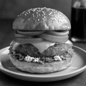Classic Peri-peri Cheese Veg Burger