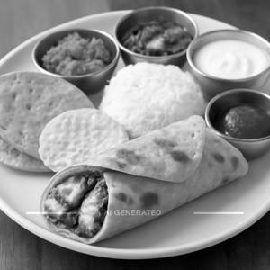 Chicken Haryali Roll