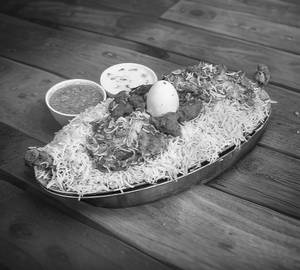 Chicken dum biryani family