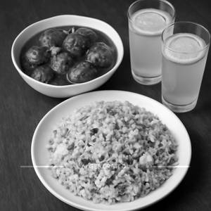 Chicken Manchurian + Egg Chicken Fried Rice + 2 Fresh Lime Water