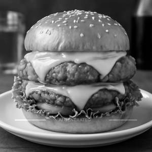 Jumbo Thousand Cheese Chicken Burger