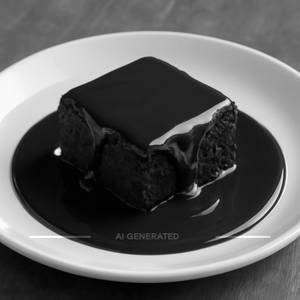 Hot Brownie With Chocolate Sauce