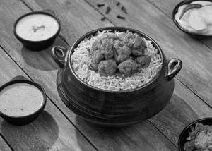 Mushroom Tikka Biryani