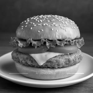 King Cluck Supreme (chicken King Burger)