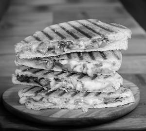 Mushroom cheese sandwich