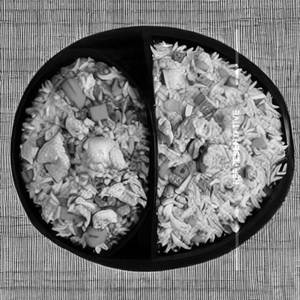 Mix chicken fried rice