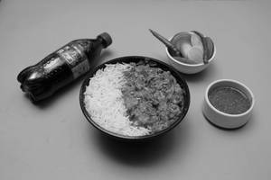 Chicken Kheema Rice Bowl + Soft Drink (250 Ml)